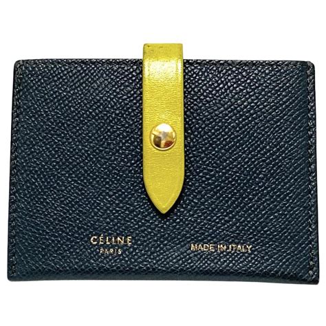 celine leather wallet|celine wallet for sale.